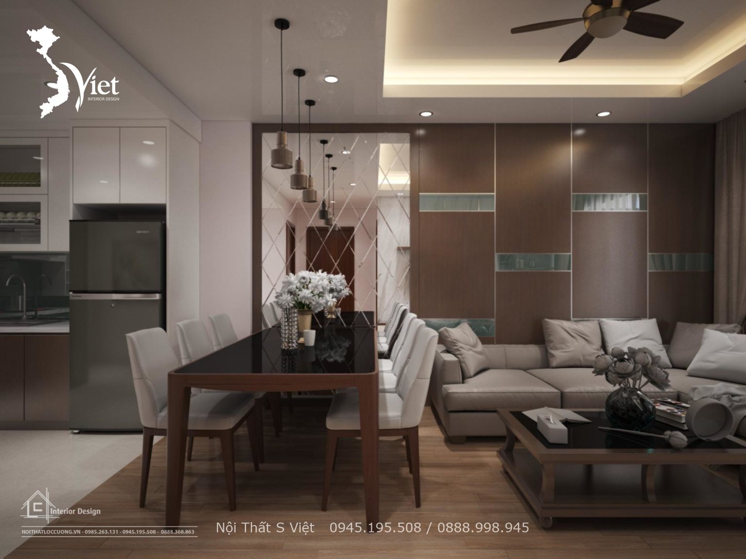 Thiết kế thi công nội thất chung cư