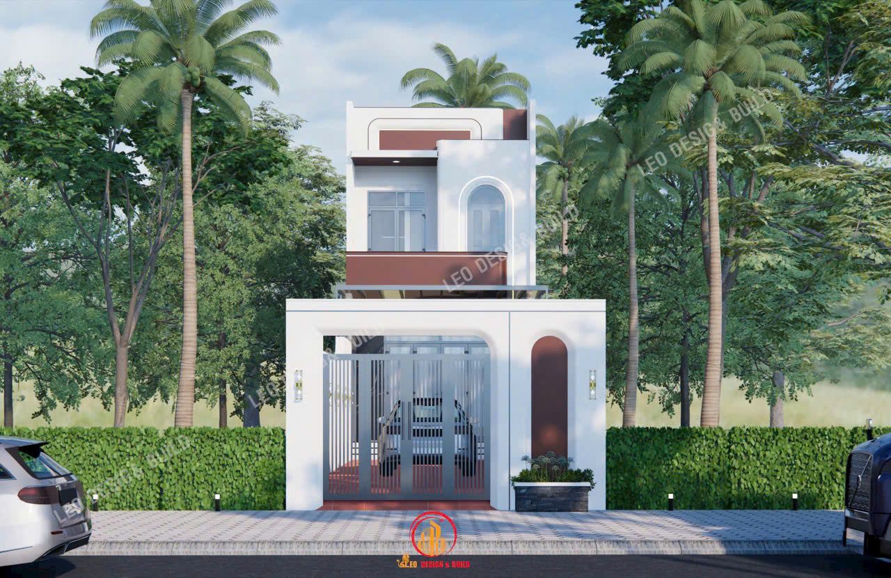 Kiểu nhà 2 tầng hiện đại 