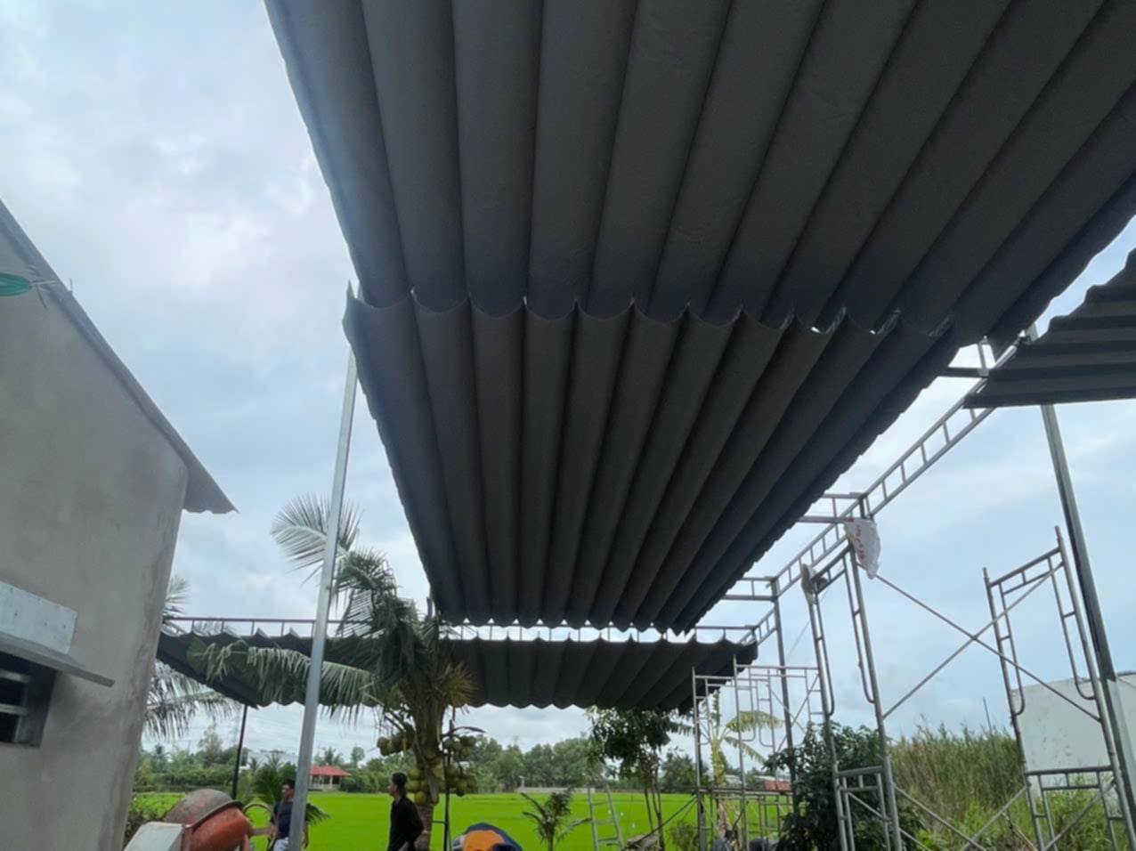 Mái xếp di động dạng vải 