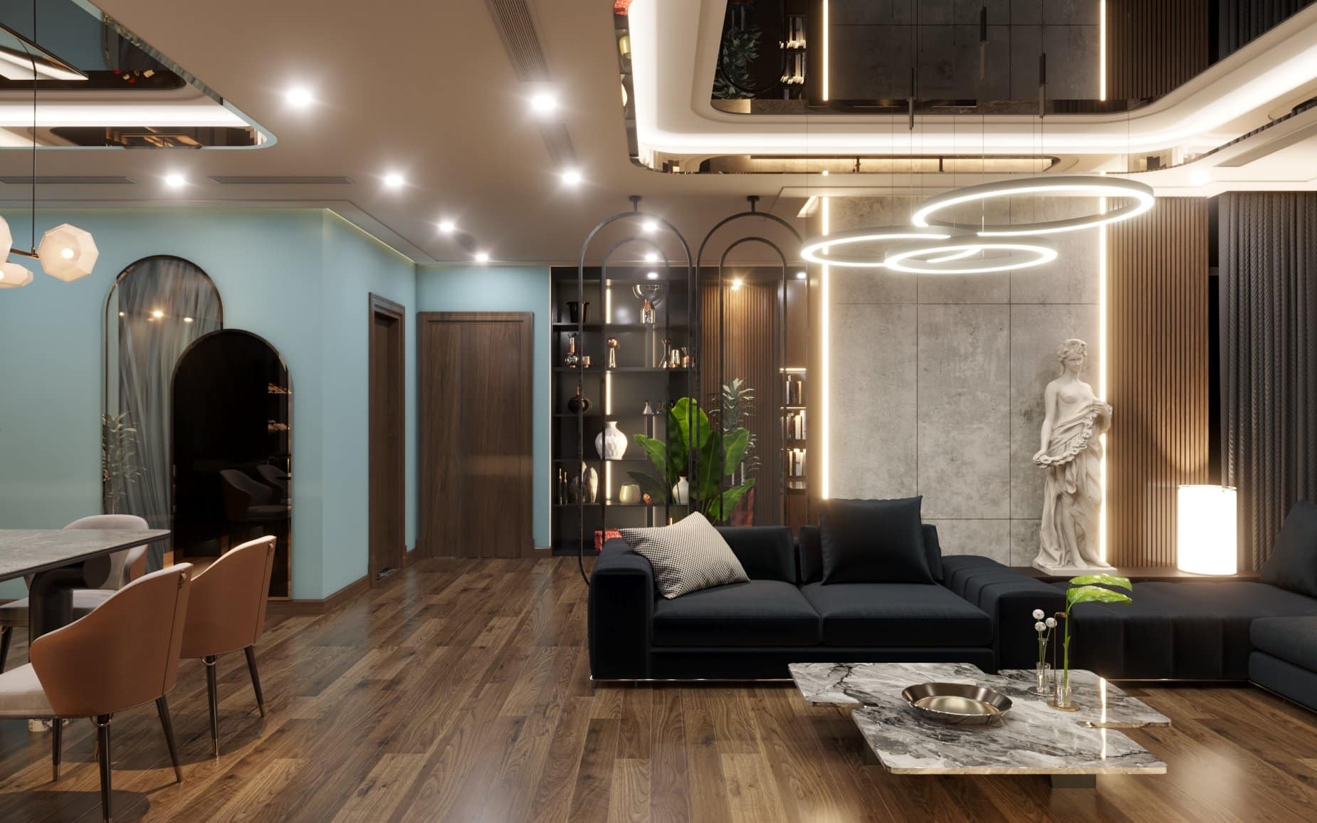 Thiết kế thi công nội thất Căn hộ