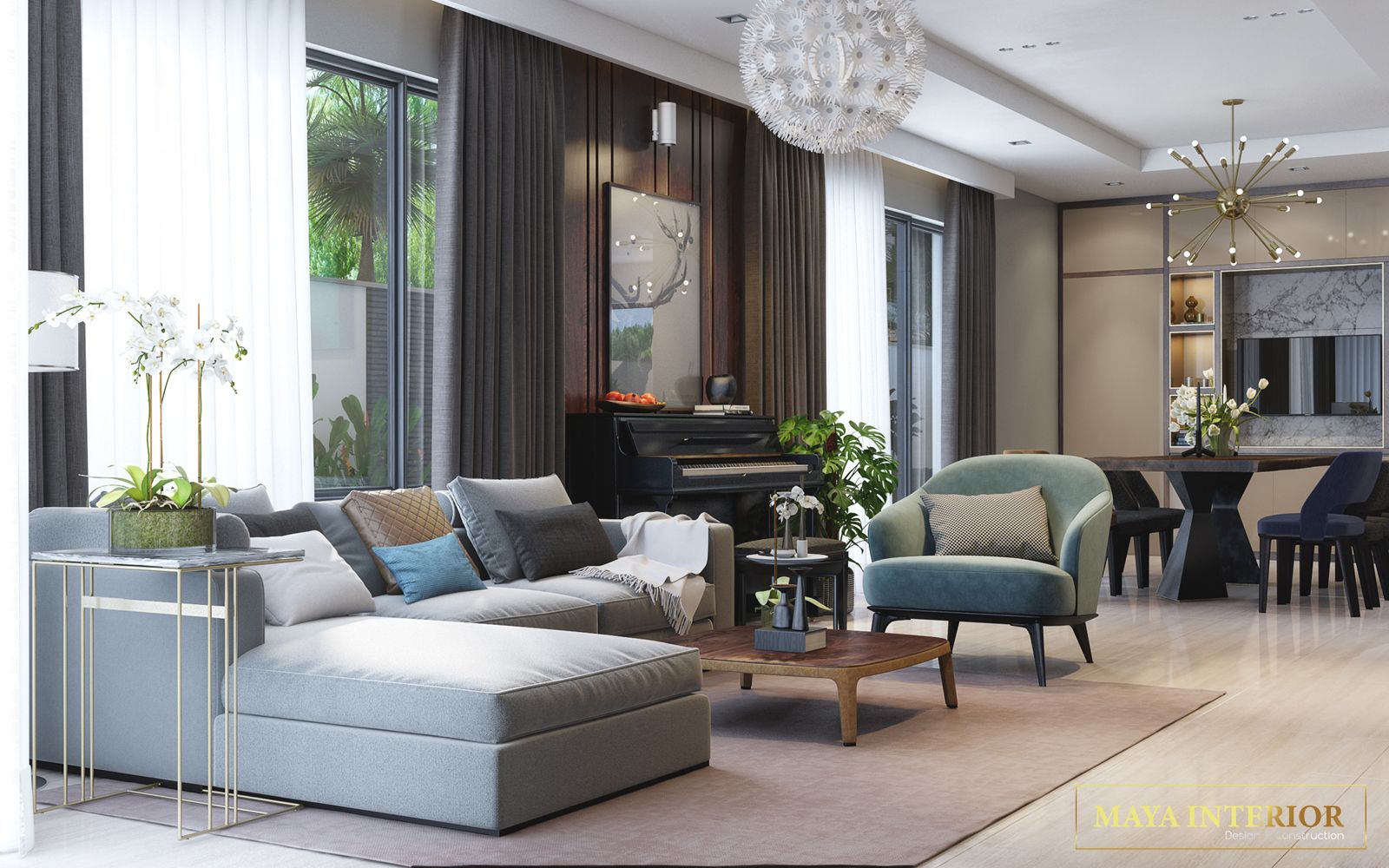 Thiết kế thi công nội thất chung cư