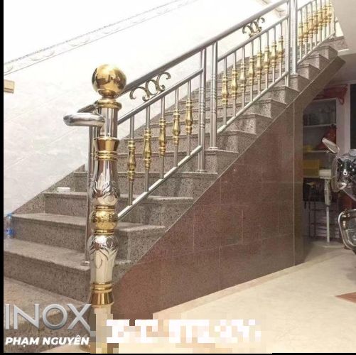 Lan can cầu thang inox