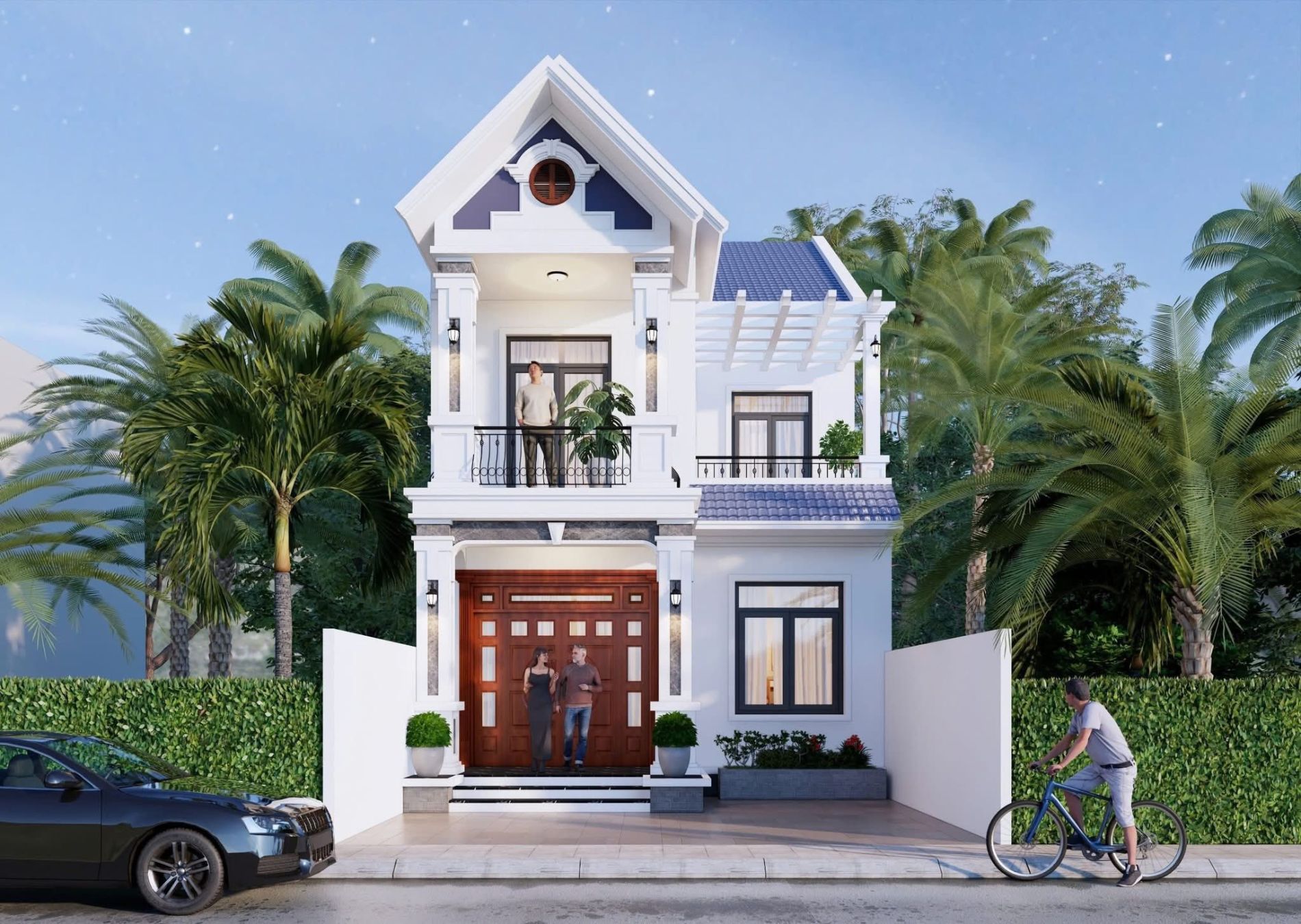 Kiểu nhà hiện đại 