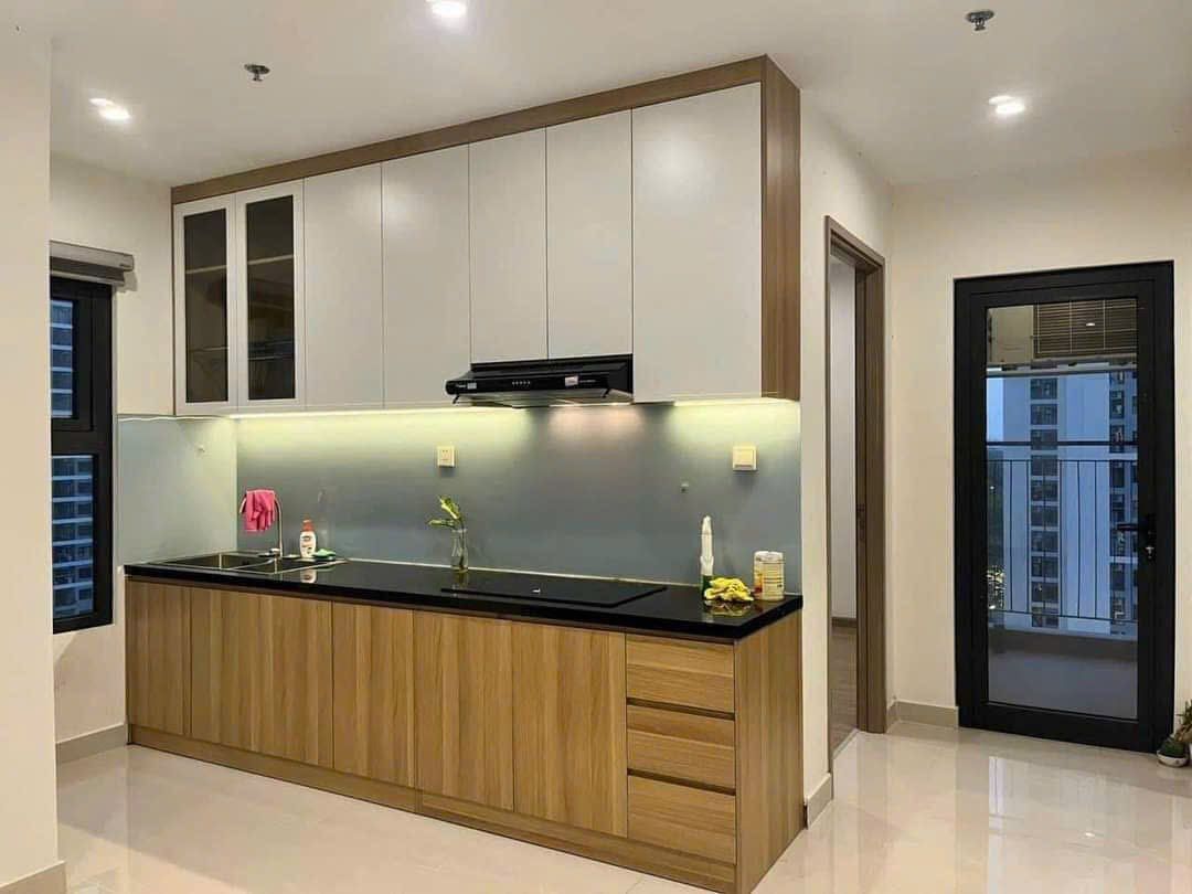 Thi công hoàn thiện tủ bếp gỗ 