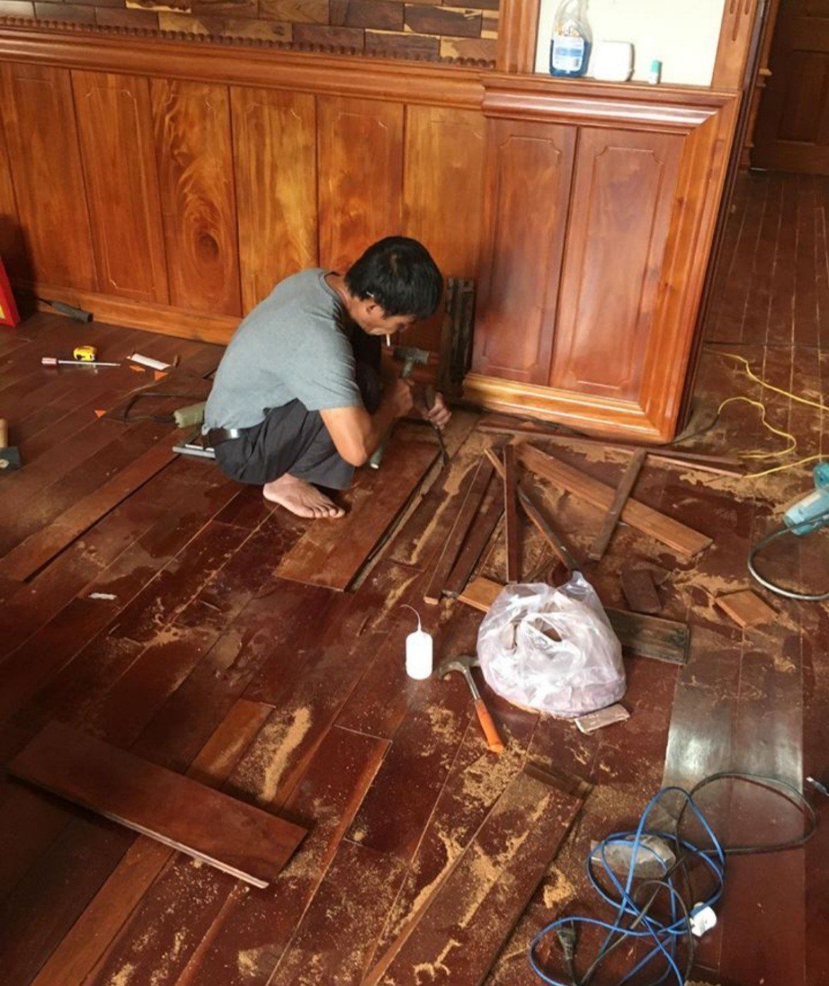 Dịch vụ sửa chữa sàn gỗ 