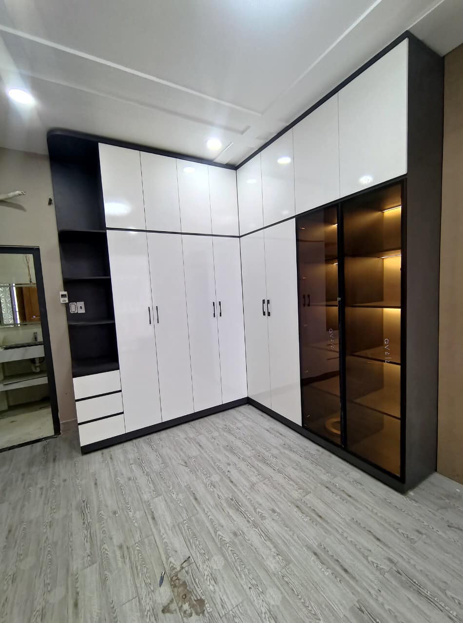 Tủ quần áo chữ L hiện đại 