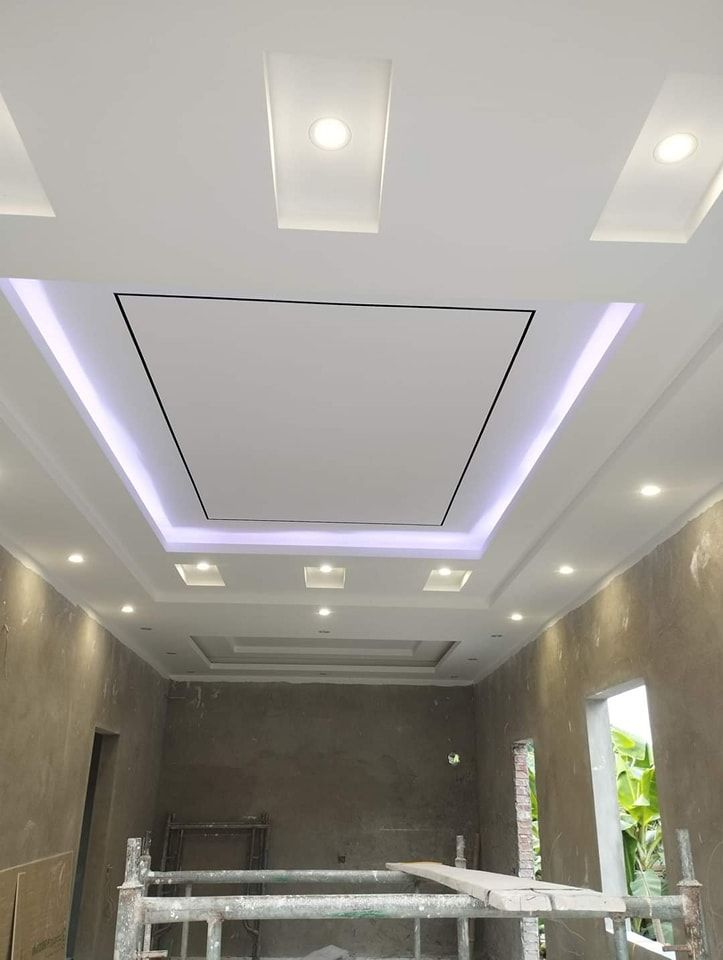 Hoàn thiện trần thạch cao hiện đại