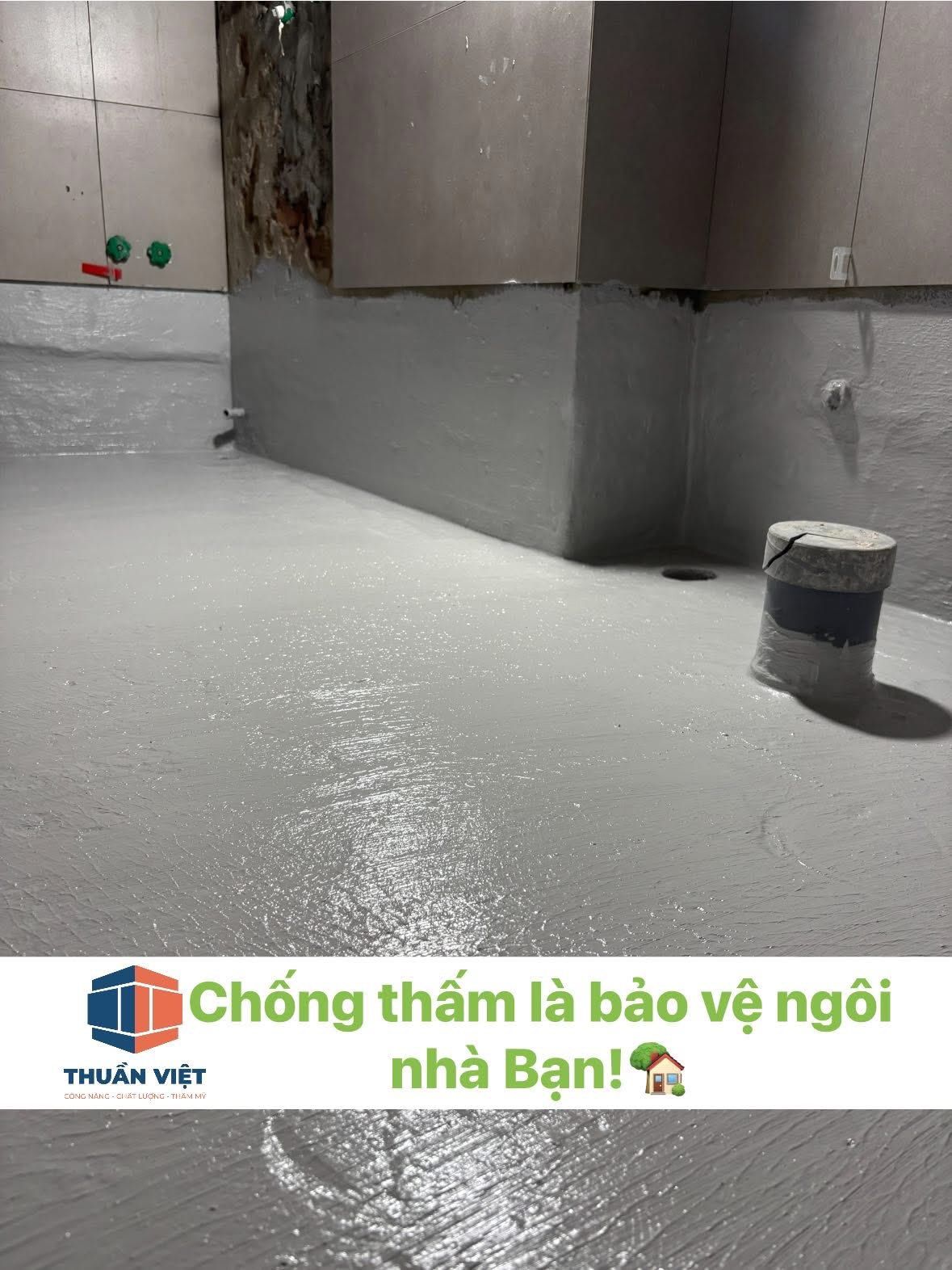 Hoàn thiện chống thấm nhà vệ sinh 