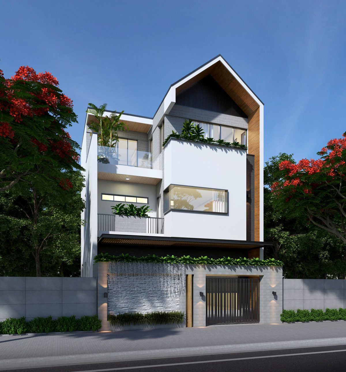 Thiết kế kiến trúc nhà phố