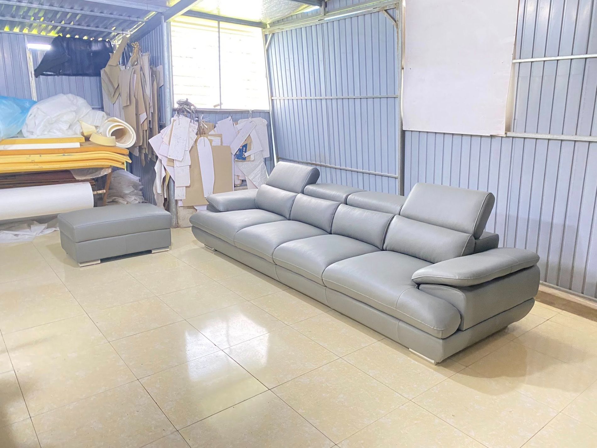 Hoàn thiện sofa văng dài