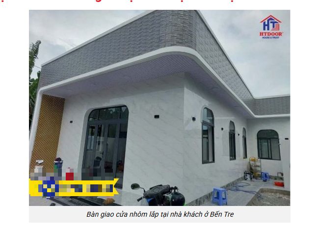 Cửa nhôm kính cho nhà ở