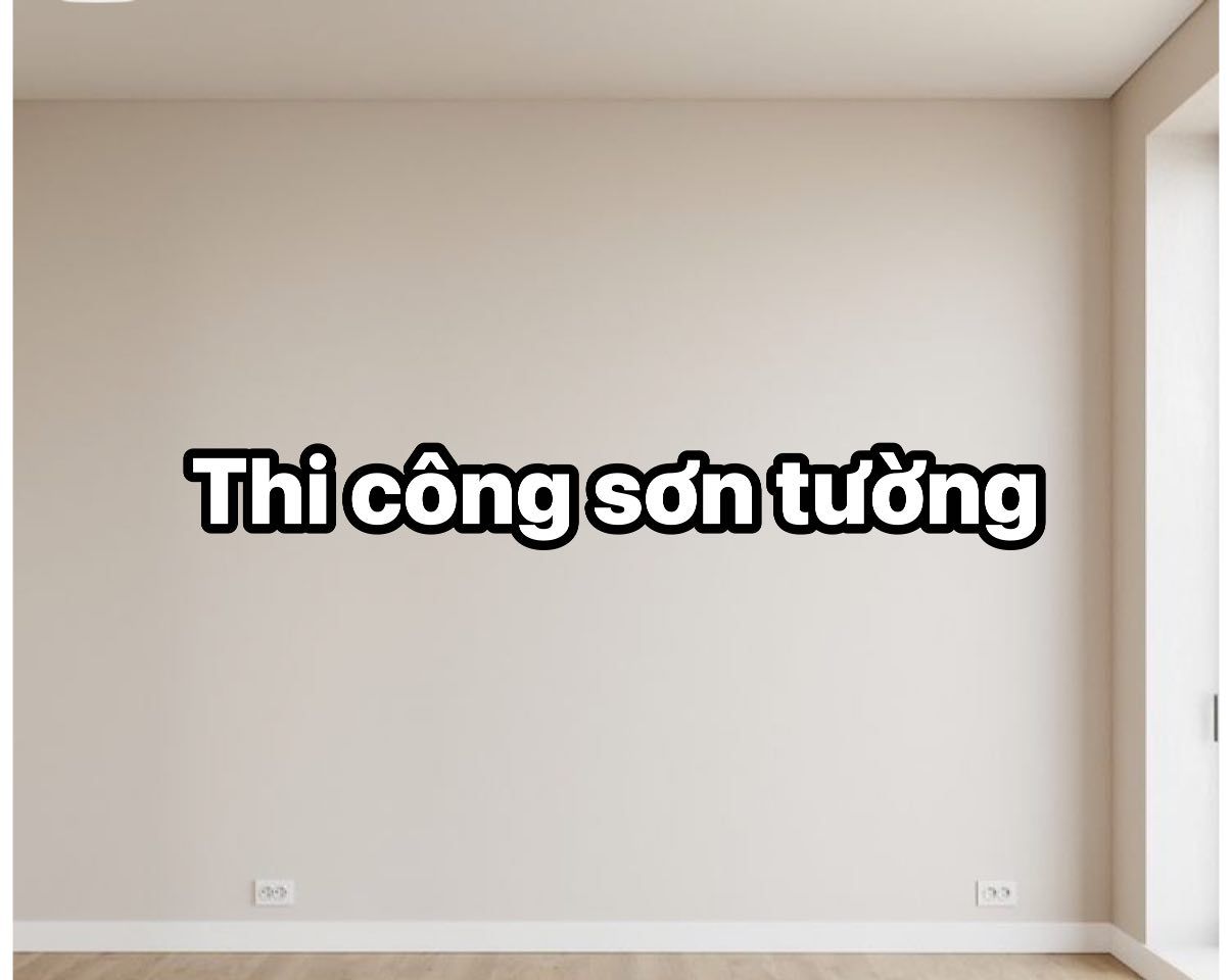 Dịch vụ sơn tường 