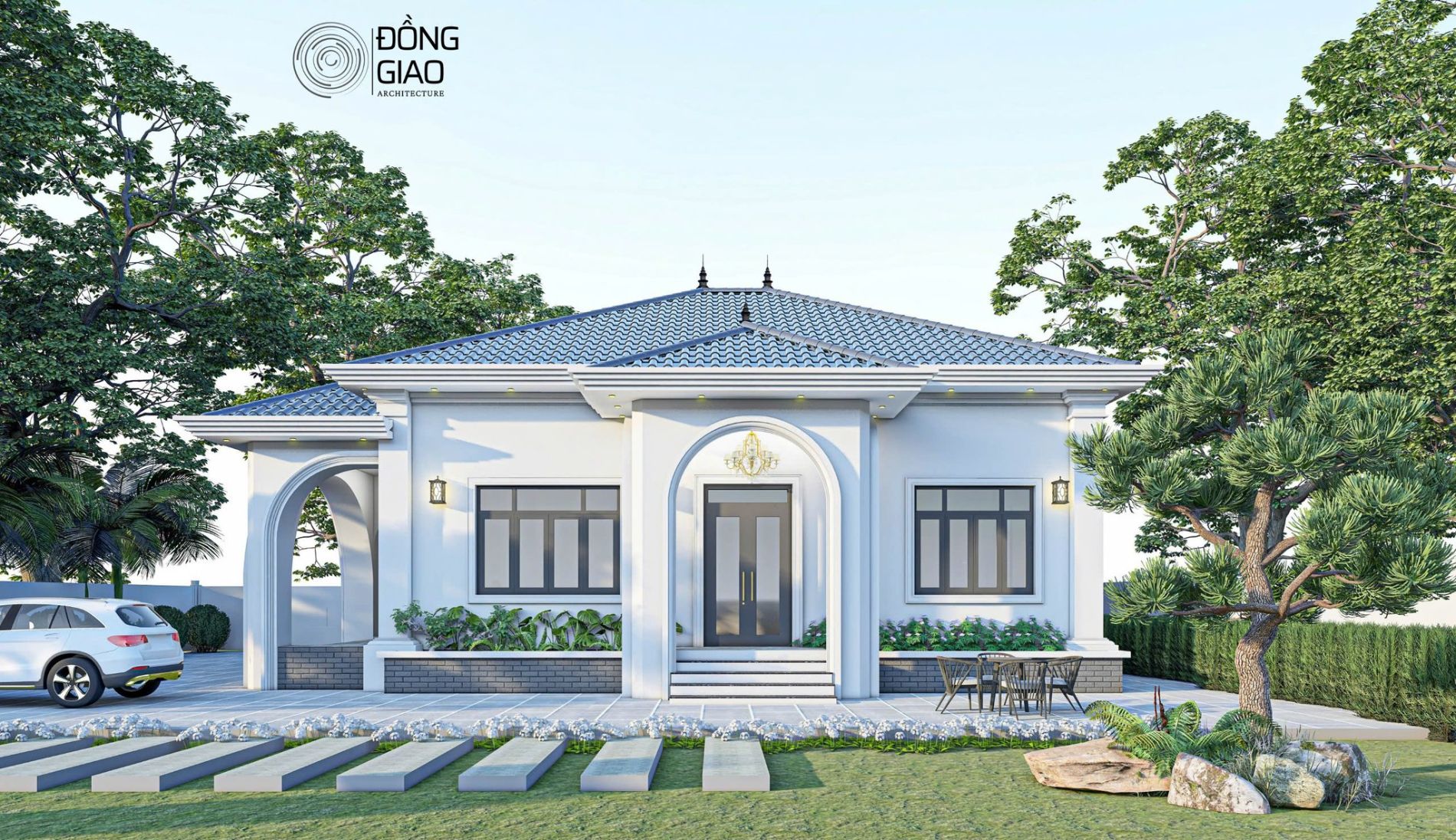 Mẫu nhà cấp 4 mái Nhật 