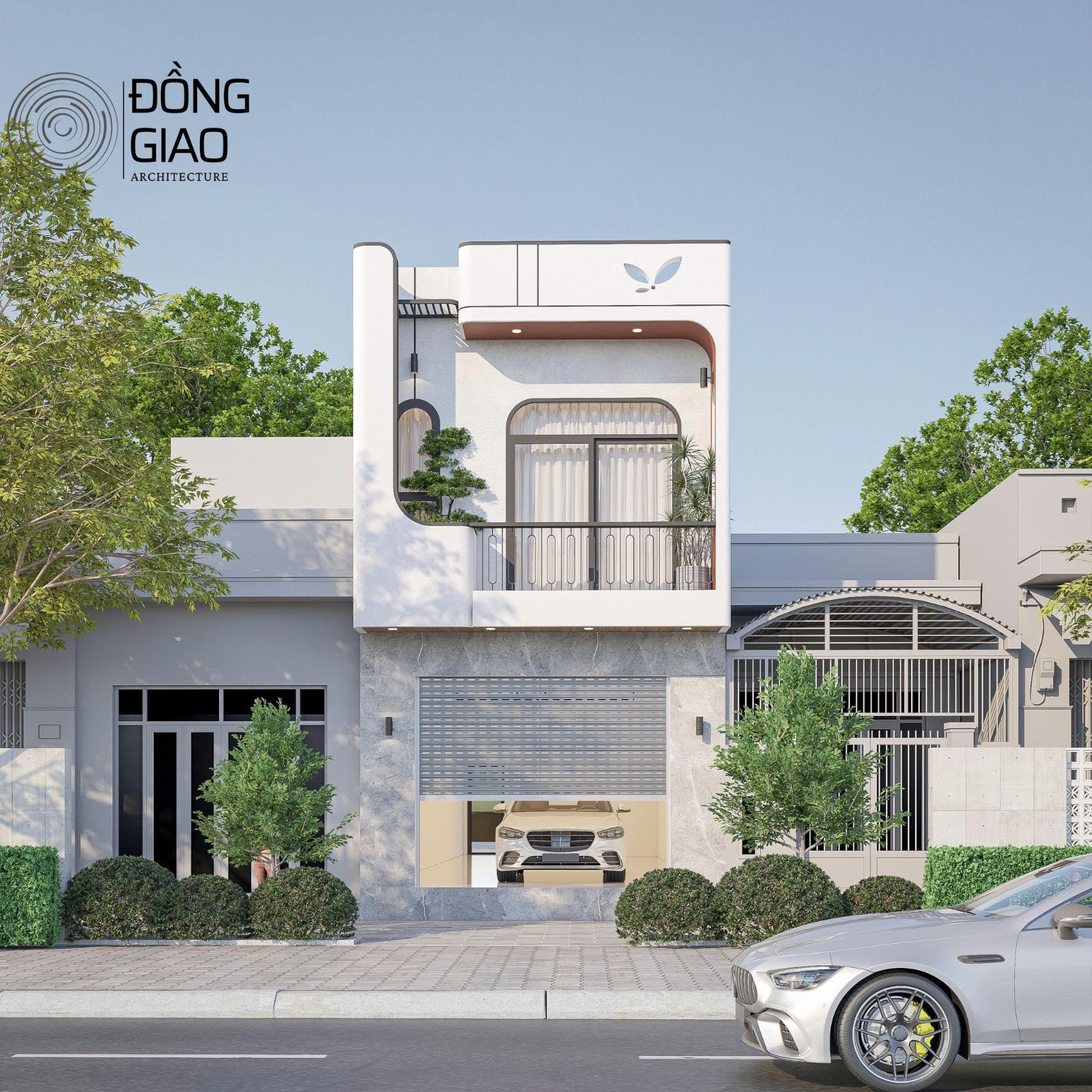Mẫu ngôi nhà phố 2 tầng