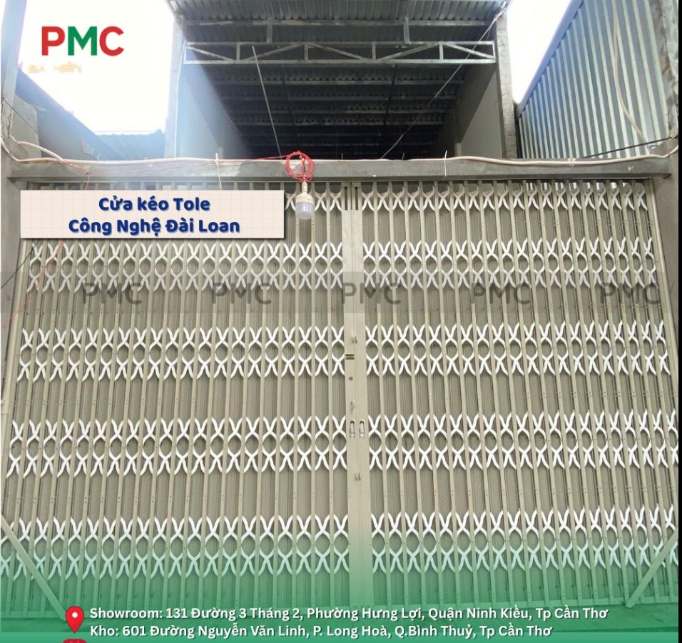 Cửa kéo tole công nghệ Đài Loan