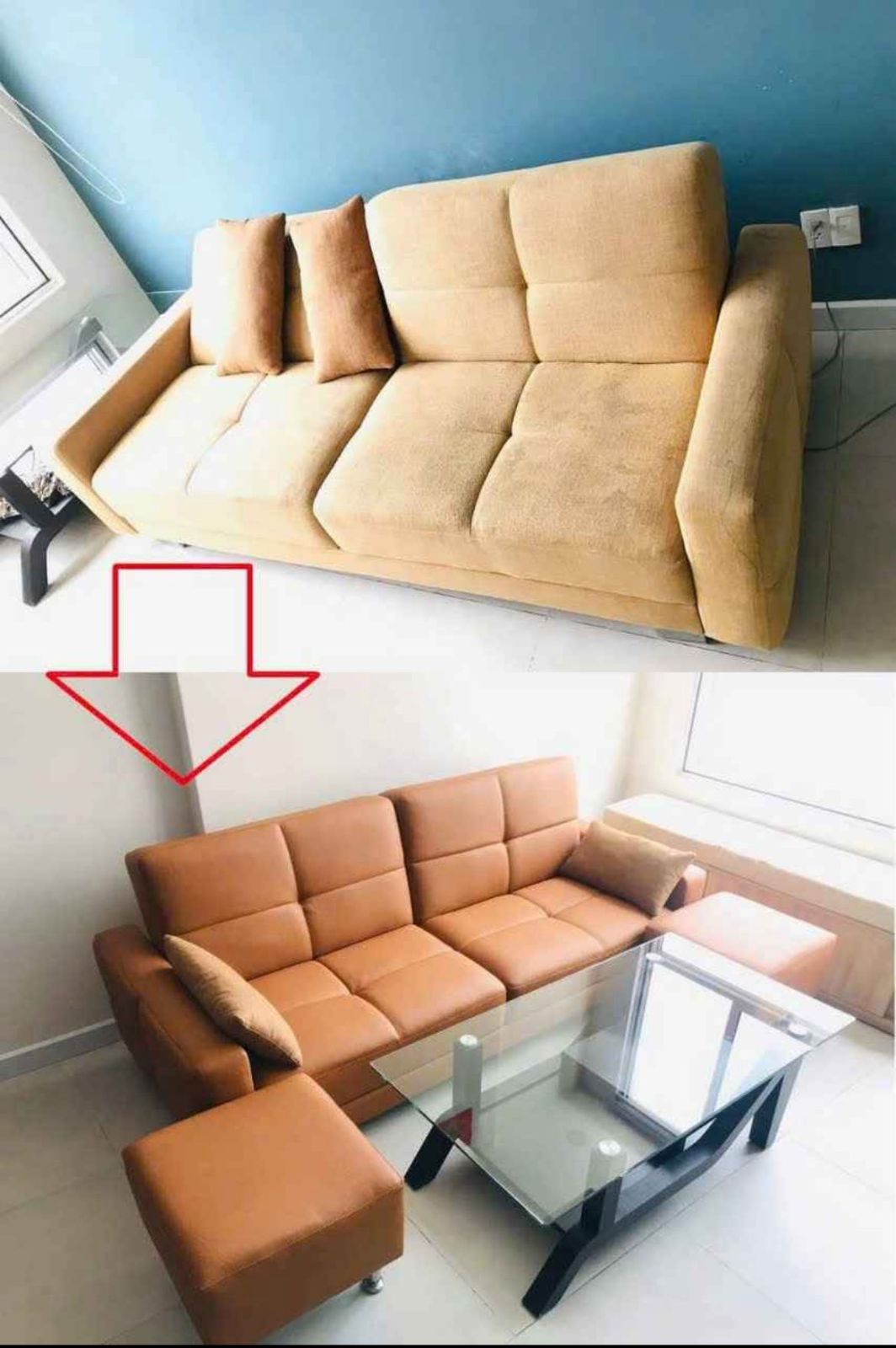 Bọc lại ghế sofa  