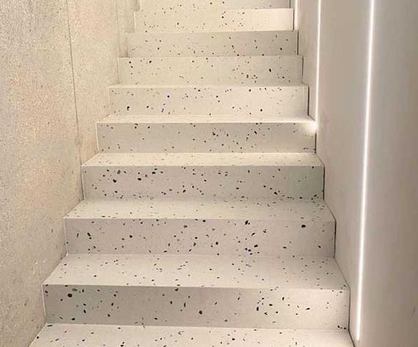 Thi công cầu thang Terrazzo