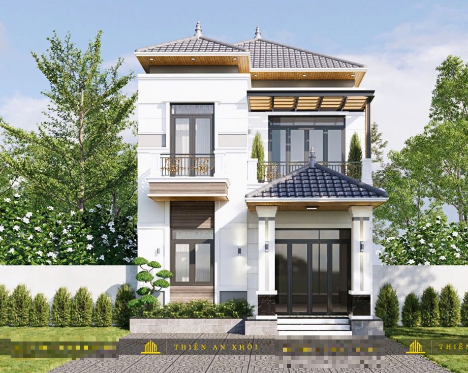 Thi công xây nhà 2 tầng 