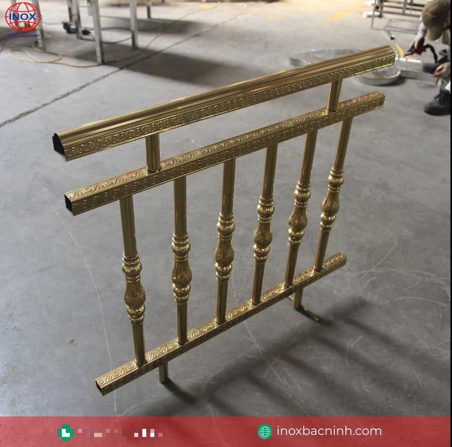 LAN CAN INOX MẠ VÀNG 
