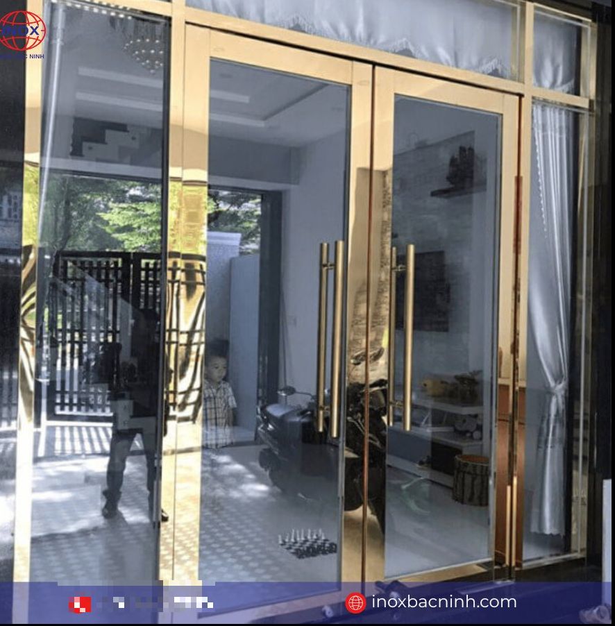 Cửa kính inox