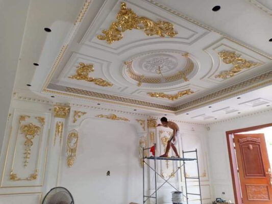 Thi công trần vách thạch cao 