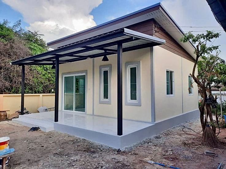 Thi công hoàn thiện nhà cấp 4 lắp ghép 