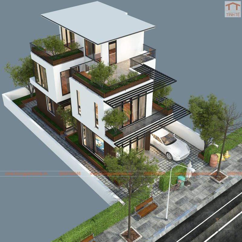 Thiết kế kiến trúc nhà phố