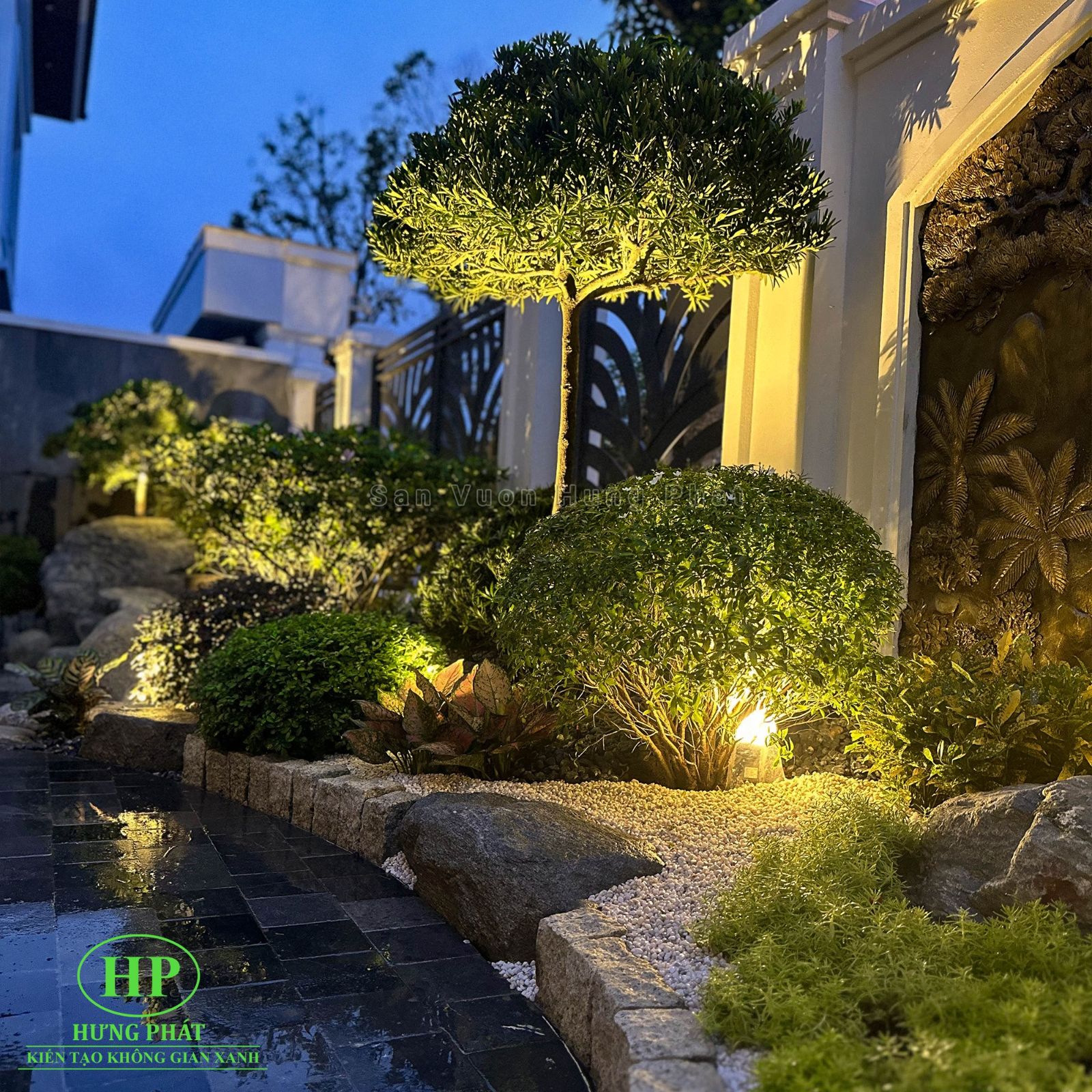  Cảnh quan sân vườn hiện đại 