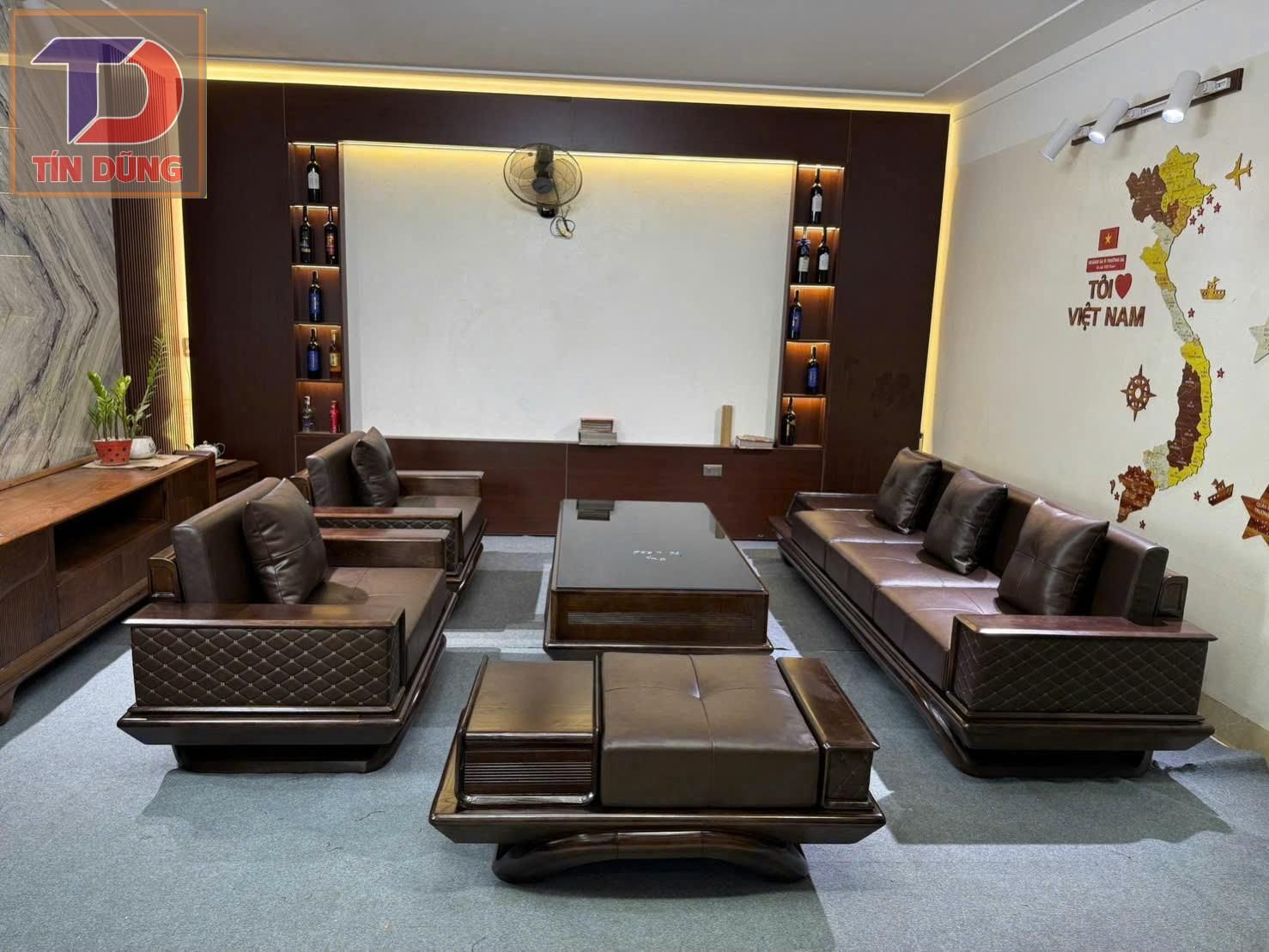 Bộ sofa gỗ cao cấp