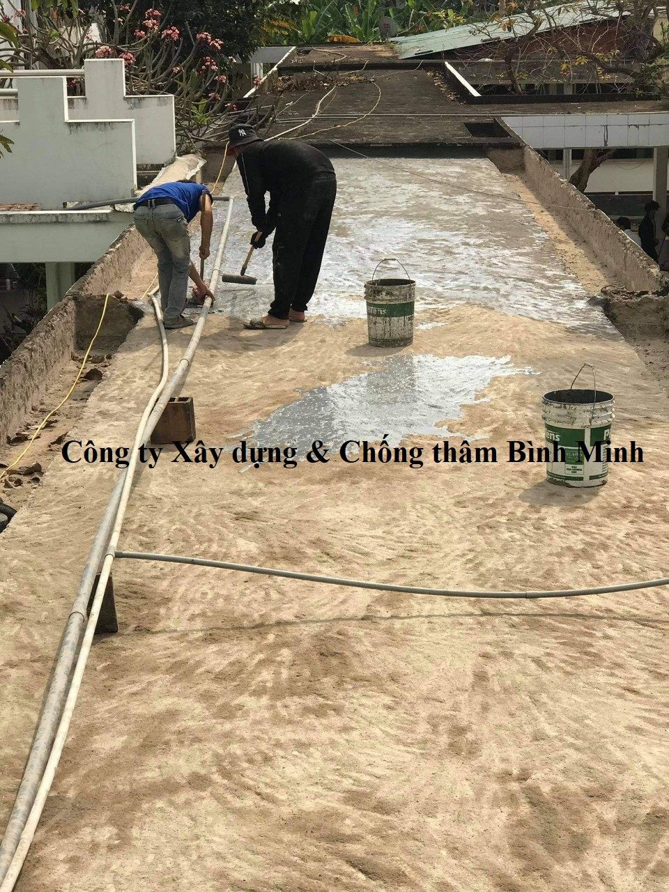Chống thấm khoa Nhi bệnh viện đa khoa khu vực Bồng Sơn 