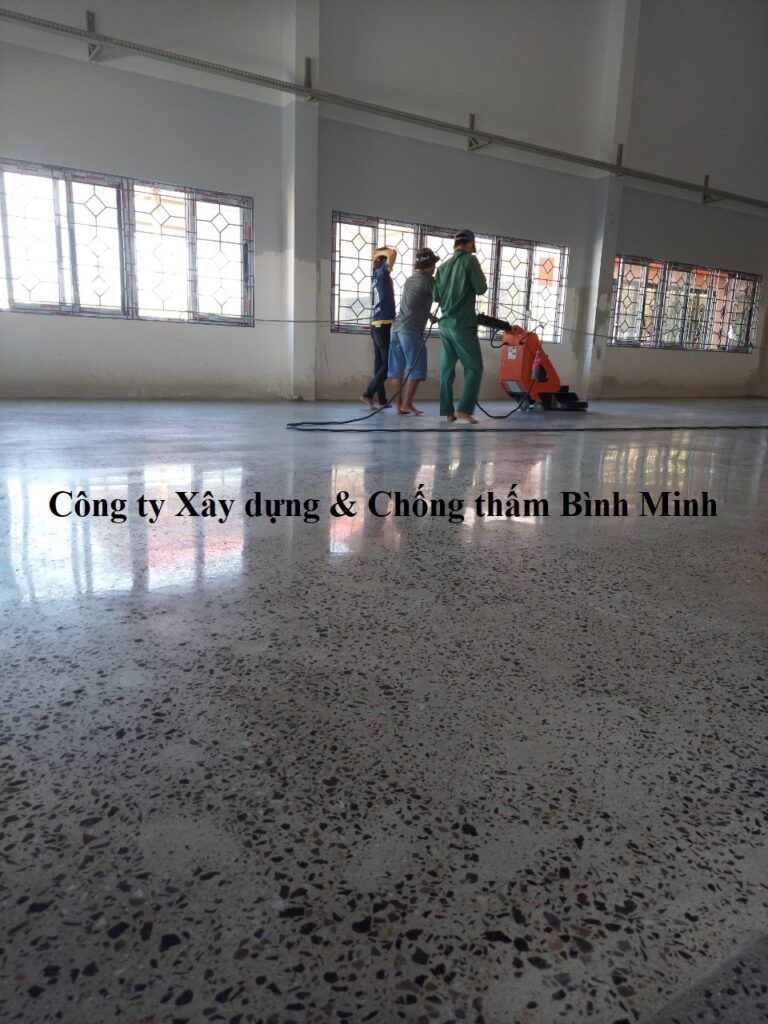 Đánh bóng sàn bê tông 