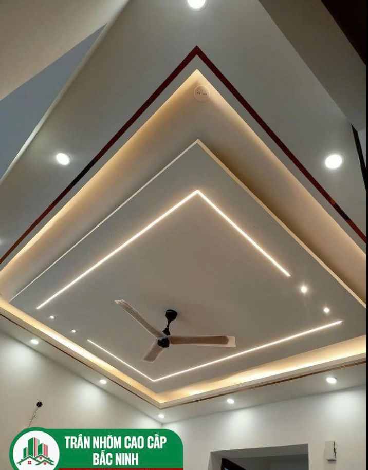 Trần nhôm giật cấp 