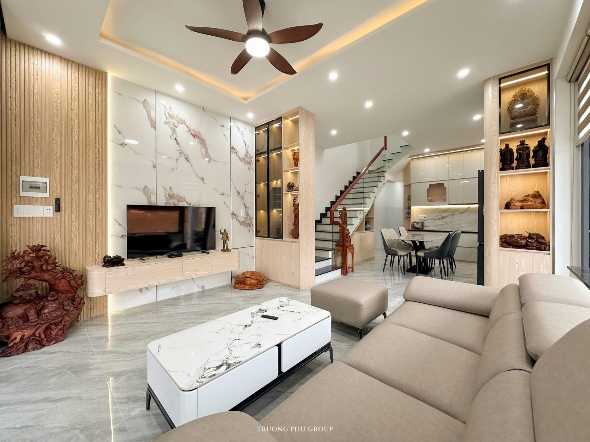 Thiết kế nội thất phòng khách