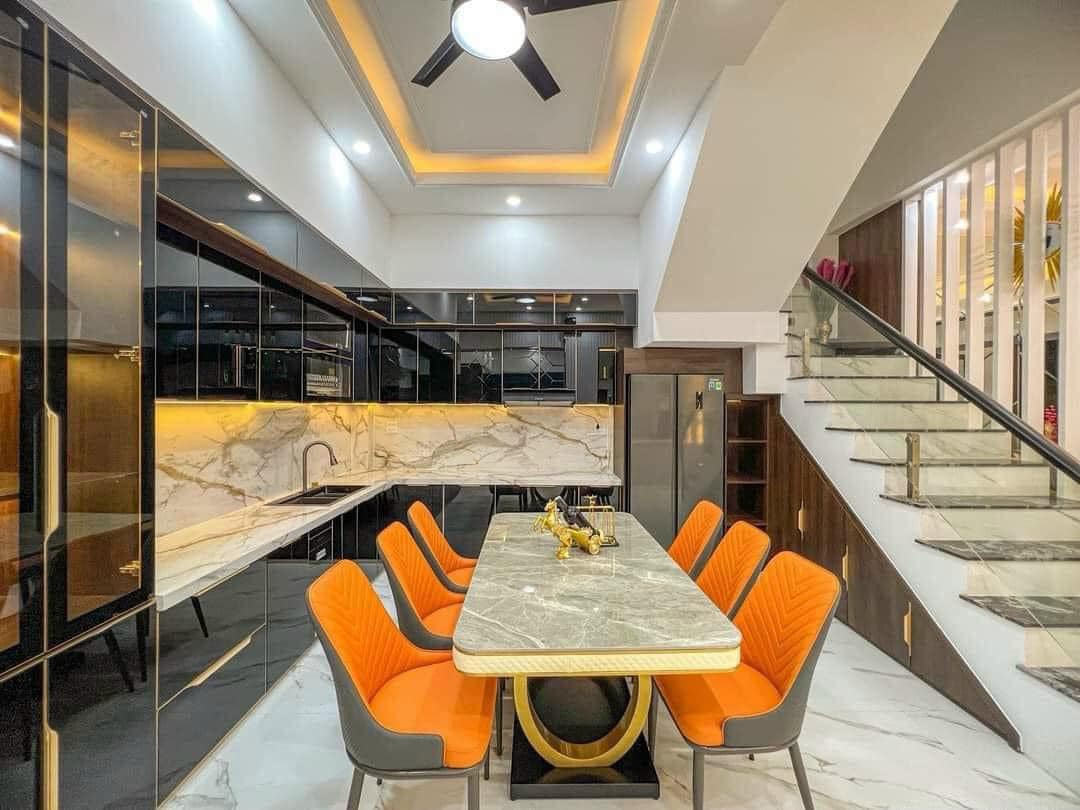 Không gian bếp và phòng ăn hiện đại