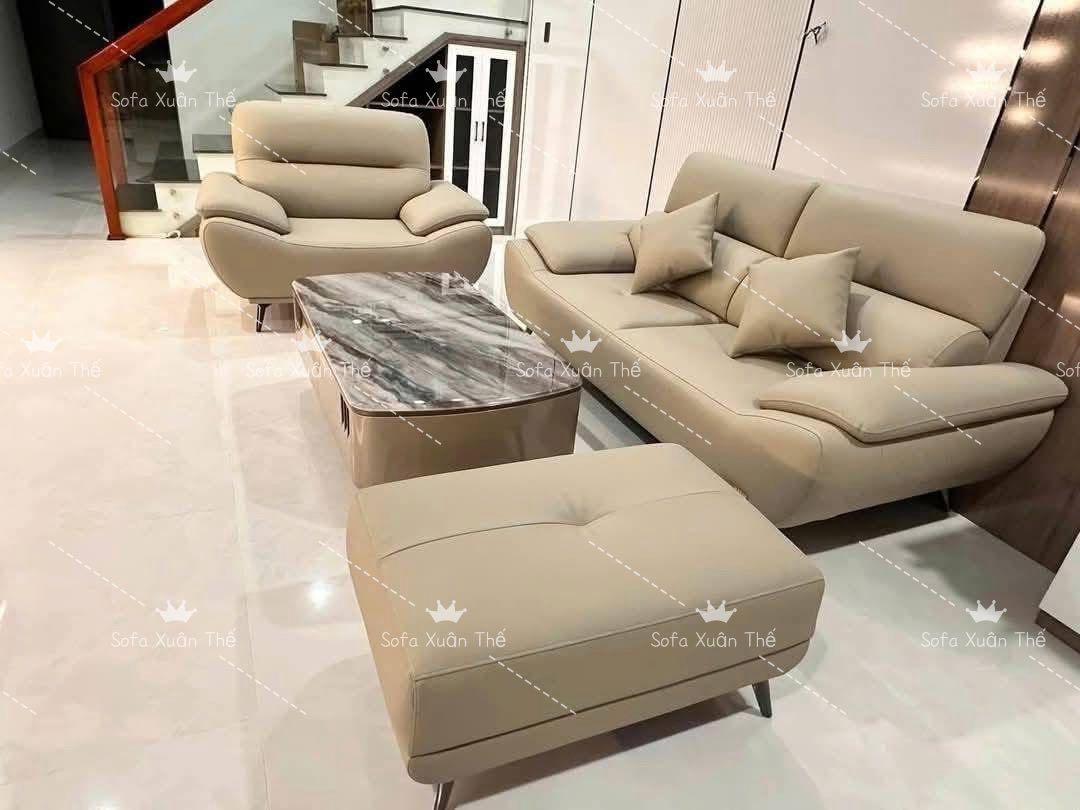 Sofa da cao cấp phong cách sang trọng