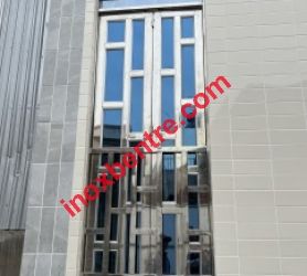Cửa inox kính 