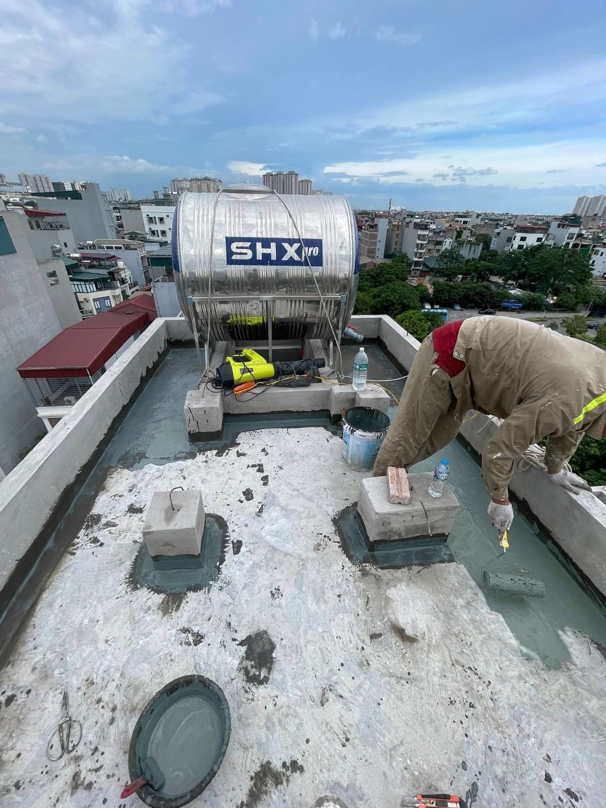 Chống thấm sân thượng 