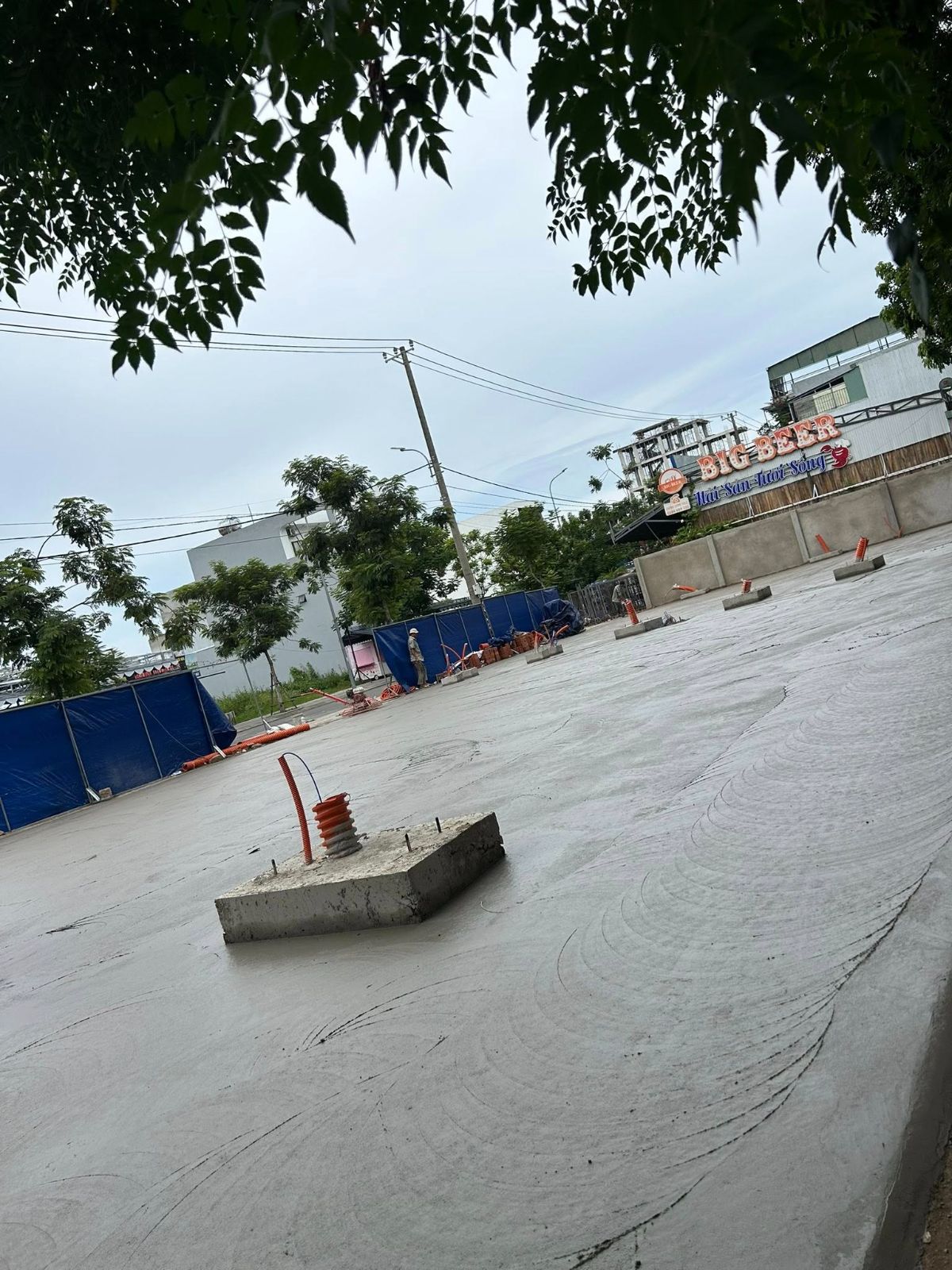 Sàn bê tông xoa