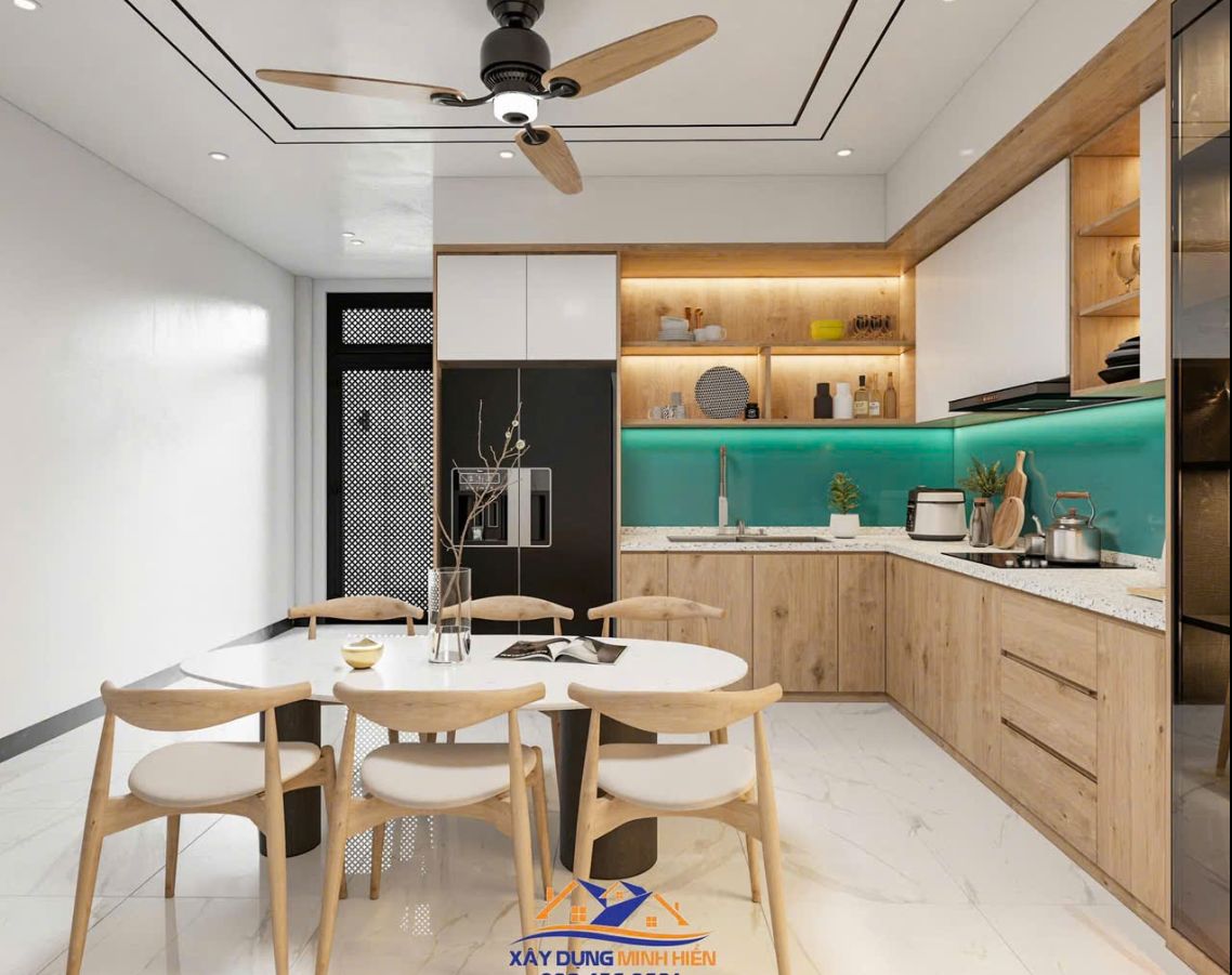 Thiết kế nội thất phòng bếp và bàn ăn  