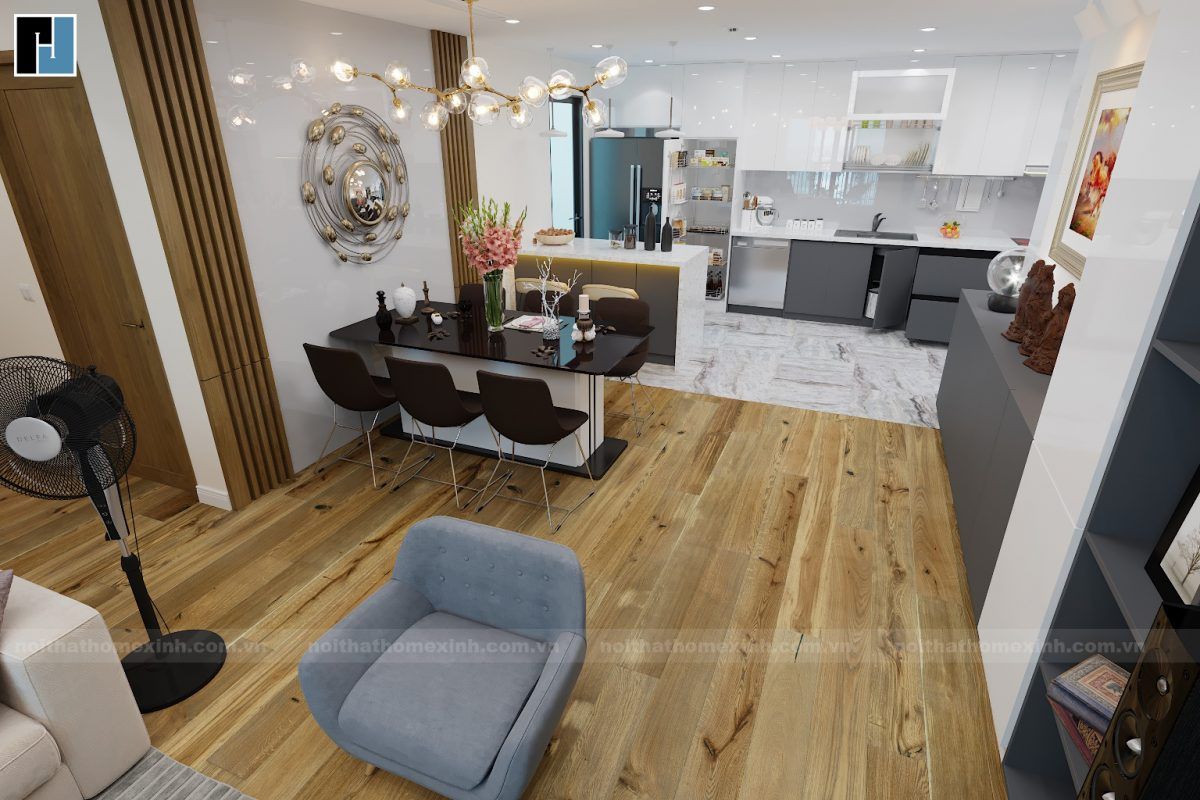 Thiết kế nội thất chung cư Green Park