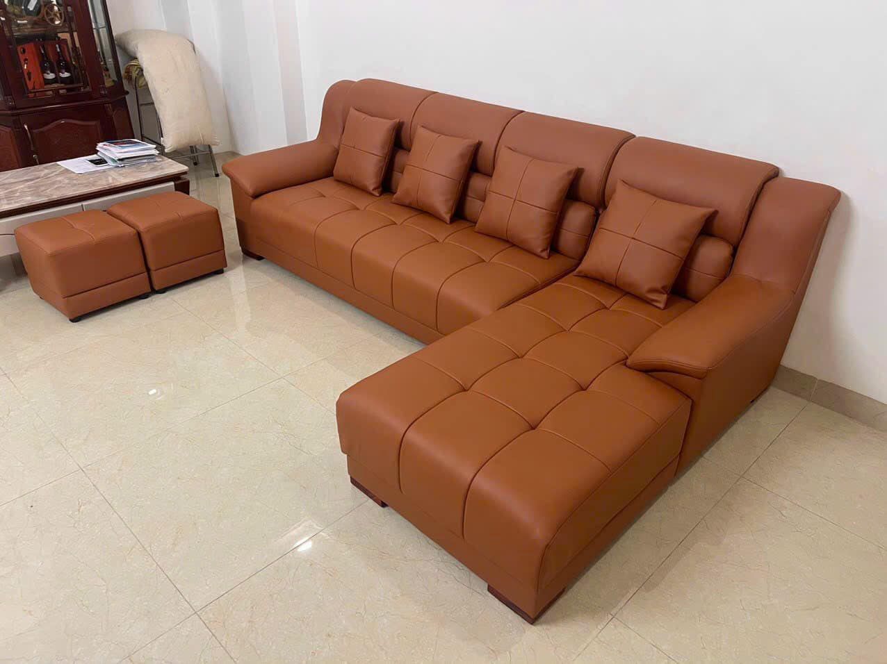 Ghế sofa sau khi bọc