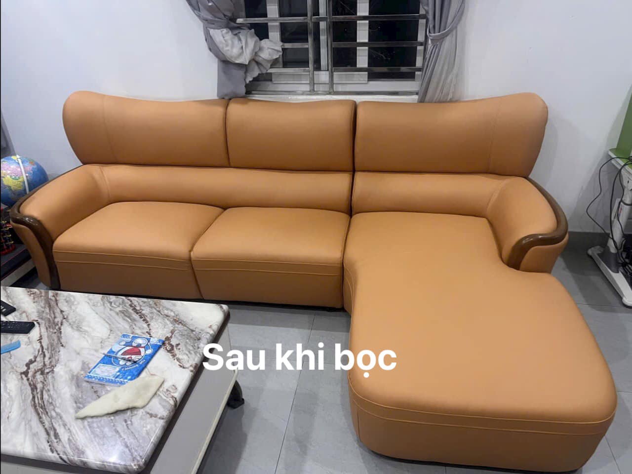 Ghế sofa được bọc mới 