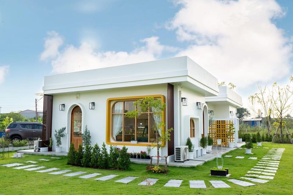 Nhà cấp 4 mái bằng hiện đại