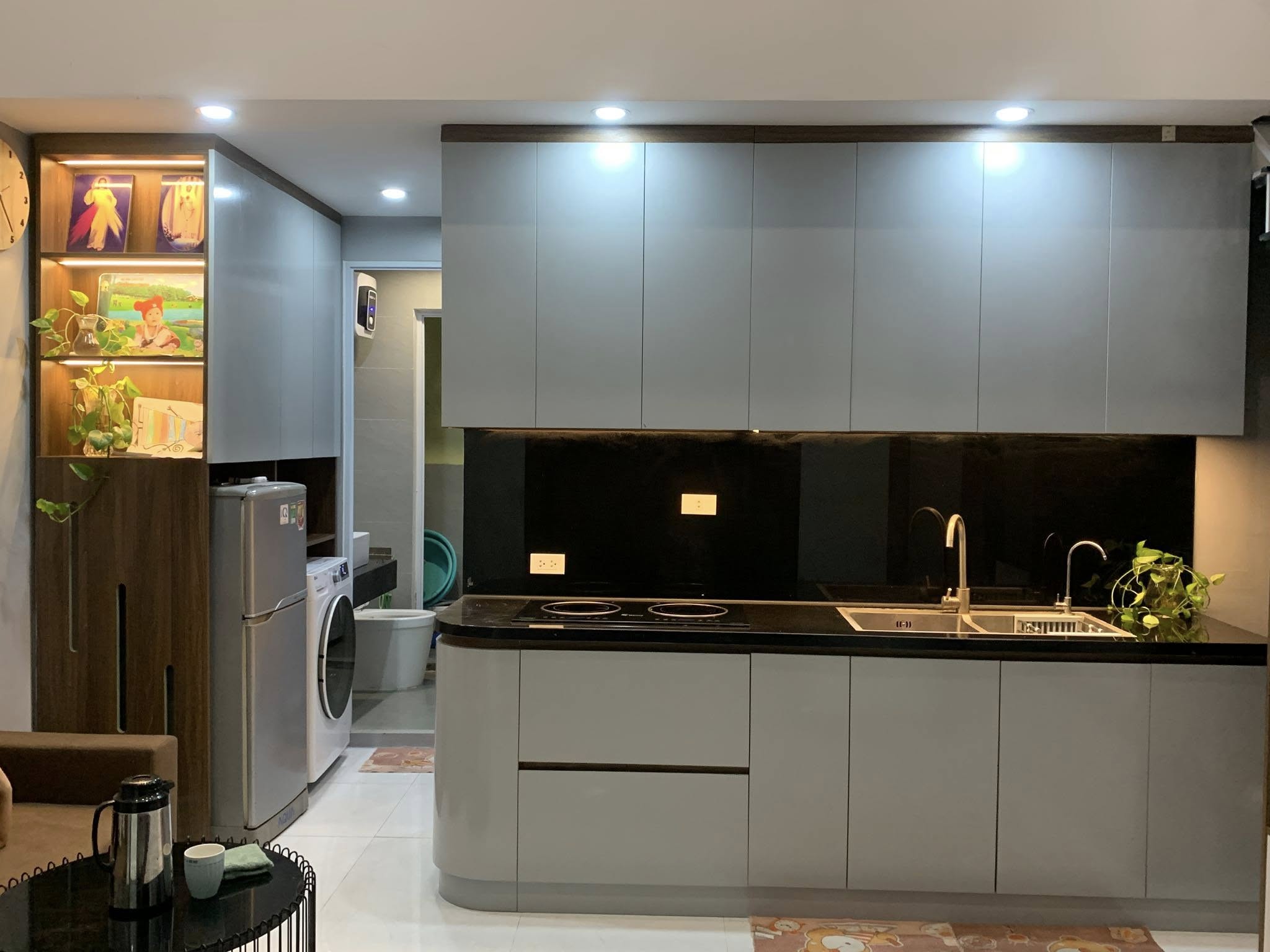 Thi công tủ bếp hiện đại