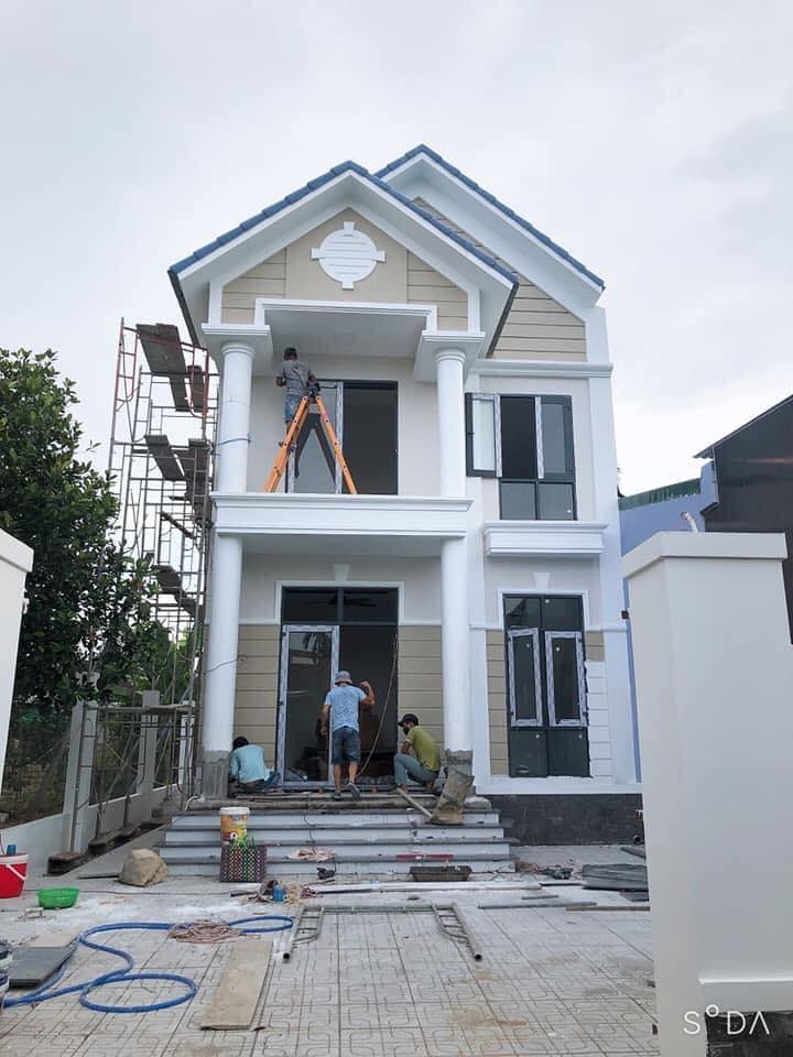 Sơn hoàn thiện mặt tiền nhà phố