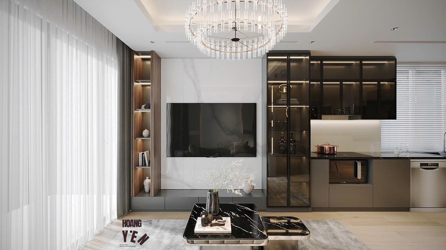 Thiết kế nội thất phòng khách 