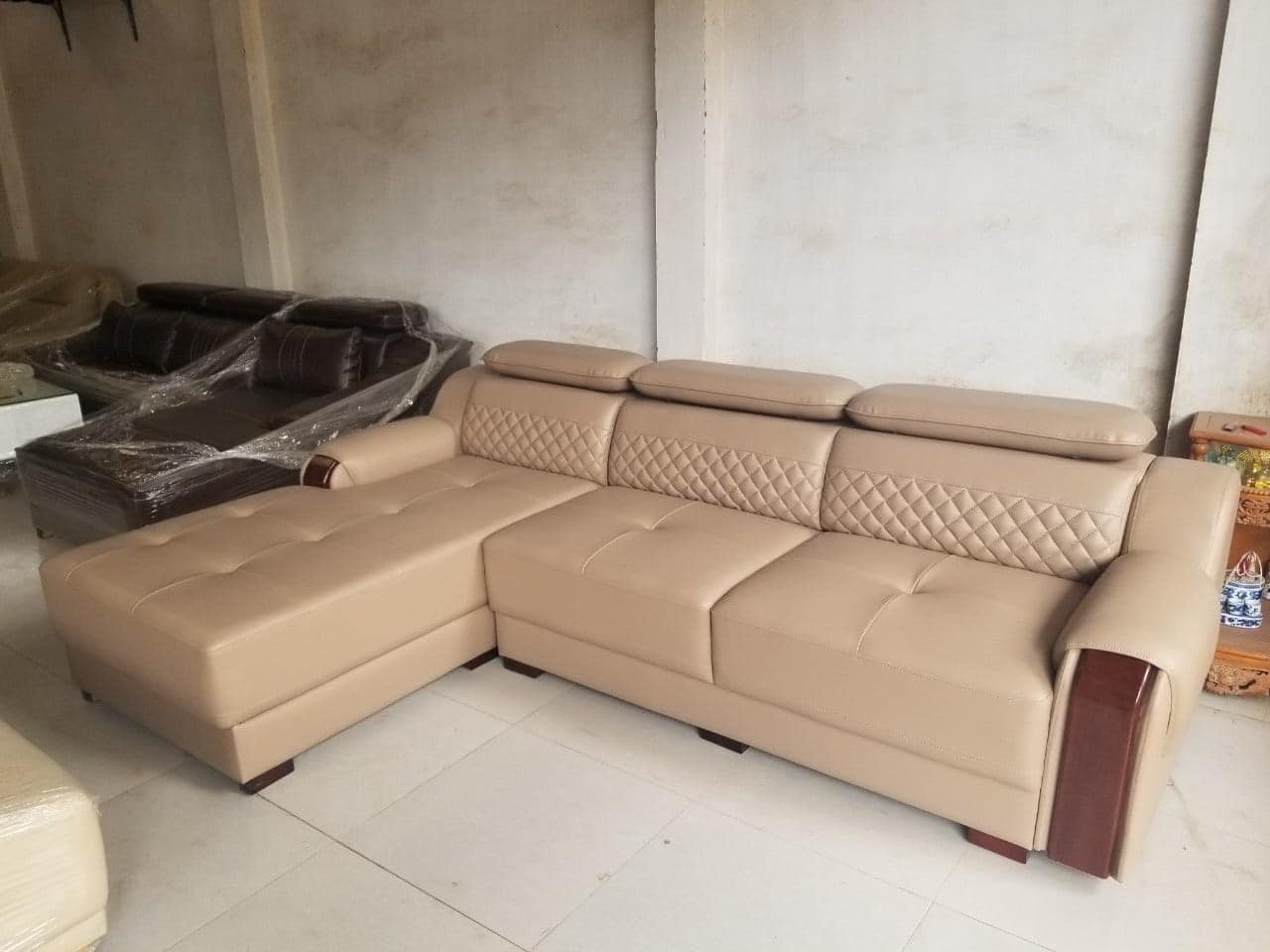 Sofa chữ L hiện đại 