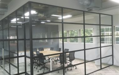 Vách ngăn nhôm kính
