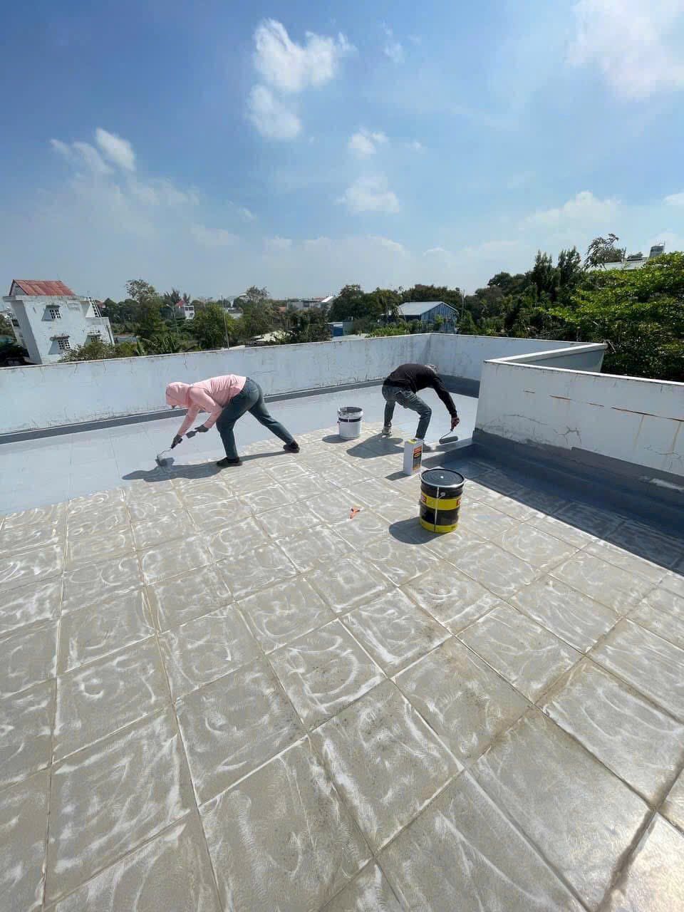 Thi công chống thấm sân thượng