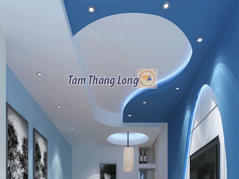 Trần thạch cao uốn cong nghệ thuật